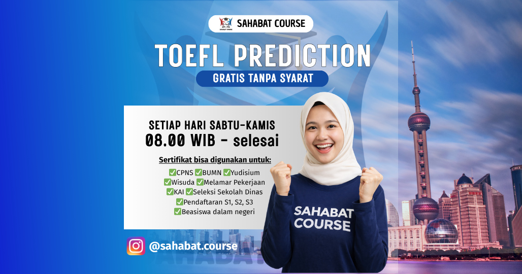 Sahabat TOEFL Prediction A